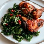 cooked food on white ceramic plate