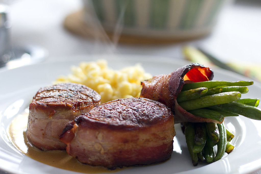 Smoked Pork Tenderloin with Herb Butter